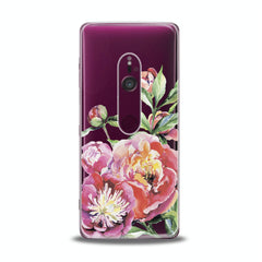 Lex Altern TPU Silicone Sony Xperia Case Garden Peony Pattern