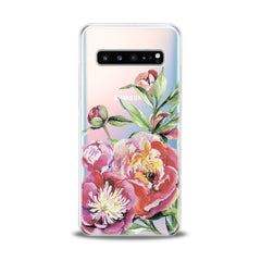 Lex Altern Garden Peony Pattern Samsung Galaxy Case