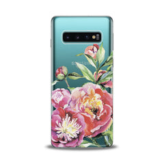 Lex Altern TPU Silicone Samsung Galaxy Case Garden Peony Pattern