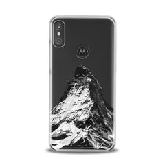 Lex Altern TPU Silicone Motorola Case Snowy Mountain