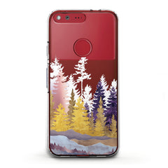 Lex Altern TPU Silicone Phone Case Colorful Woods