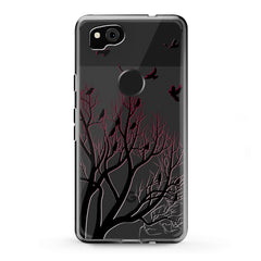 Lex Altern TPU Silicone Google Pixel Case Flock of Ravens