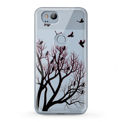 Lex Altern TPU Silicone Google Pixel Case Flock of Ravens