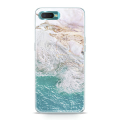 Lex Altern TPU Silicone Oppo Case Sea Marble Pattern