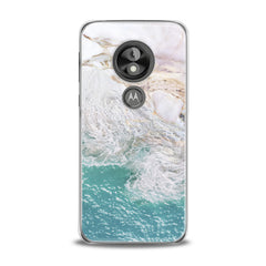 Lex Altern TPU Silicone Motorola Case Sea Marble Pattern