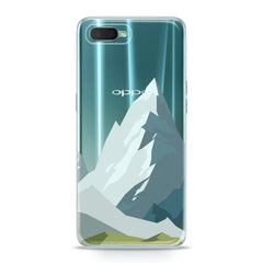 Lex Altern TPU Silicone Oppo Case Mountain Abstract Pattern