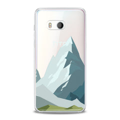 Lex Altern TPU Silicone HTC Case Mountain Abstract Pattern