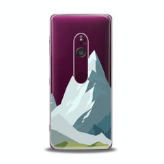 Lex Altern TPU Silicone Sony Xperia Case Mountain Abstract Pattern