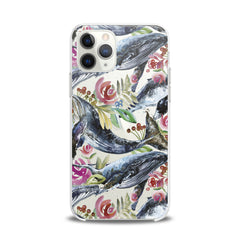 Lex Altern TPU Silicone iPhone Case Blue Whale Pattern