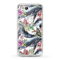 Lex Altern Google Pixel Case Blue Whale Pattern