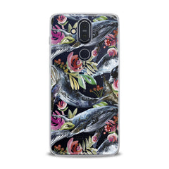 Lex Altern TPU Silicone Nokia Case Blue Whale Pattern