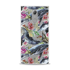 Lex Altern Blue Whale Pattern Sony Xperia Case