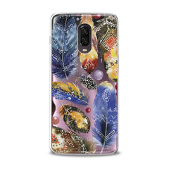 Lex Altern TPU Silicone OnePlus Case Bright Feather Theme