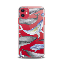 Lex Altern TPU Silicone iPhone Case Funny Whale Print