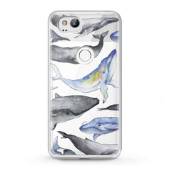 Lex Altern TPU Silicone Google Pixel Case Funny Whale Print