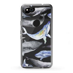 Lex Altern Google Pixel Case Funny Whale Print