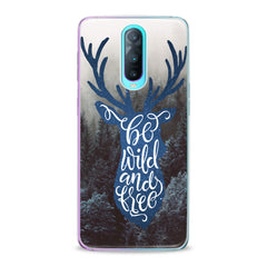 Lex Altern Blue Deer Theme Oppo Case