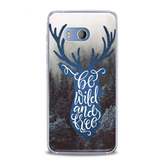 Lex Altern TPU Silicone HTC Case Blue Deer Theme