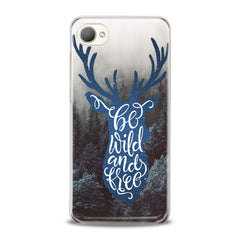 Lex Altern TPU Silicone HTC Case Blue Deer Theme