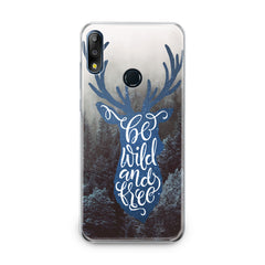 Lex Altern TPU Silicone Asus Zenfone Case Blue Deer Theme