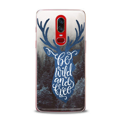 Lex Altern TPU Silicone OnePlus Case Blue Deer Theme