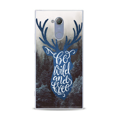 Lex Altern TPU Silicone Sony Xperia Case Blue Deer Theme