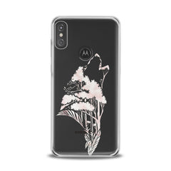 Lex Altern TPU Silicone Motorola Case Floral Wolf