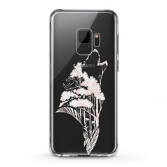 Lex Altern TPU Silicone Samsung Galaxy Case Floral Wolf