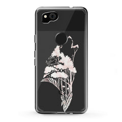 Lex Altern Google Pixel Case Floral Wolf