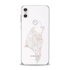 Lex Altern TPU Silicone Motorola Case Floral Wolf