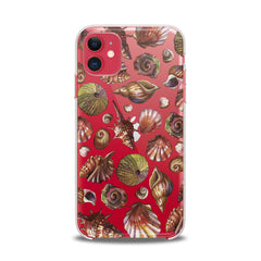 Lex Altern TPU Silicone iPhone Case Seashells Pattern