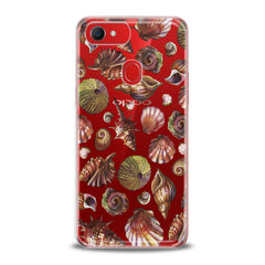 Lex Altern TPU Silicone Oppo Case Seashells Pattern