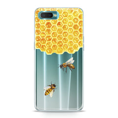 Lex Altern TPU Silicone Oppo Case Honeycomb Bee