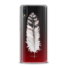 Lex Altern TPU Silicone VIVO Case Elegant Feather Theme