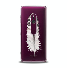 Lex Altern TPU Silicone Sony Xperia Case Elegant Feather Theme