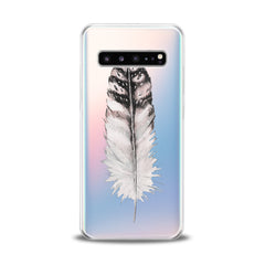 Lex Altern TPU Silicone Samsung Galaxy Case Elegant Feather Theme