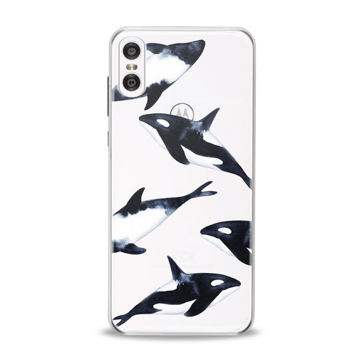 Lex Altern Whale Family Motorola Case