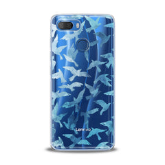 Lex Altern TPU Silicone Lenovo Case Printed Blue Doves