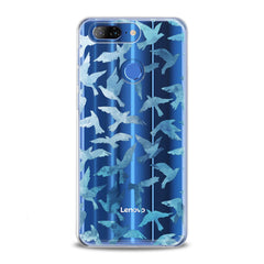 Lex Altern TPU Silicone Lenovo Case Printed Blue Doves