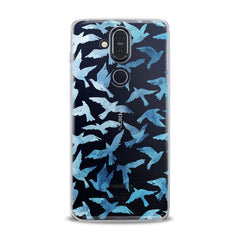 Lex Altern TPU Silicone Nokia Case Printed Blue Doves