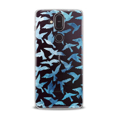 Lex Altern TPU Silicone Nokia Case Printed Blue Doves