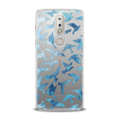 Lex Altern TPU Silicone Nokia Case Printed Blue Doves