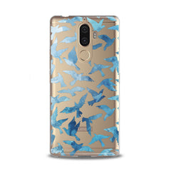 Lex Altern TPU Silicone Lenovo Case Printed Blue Doves