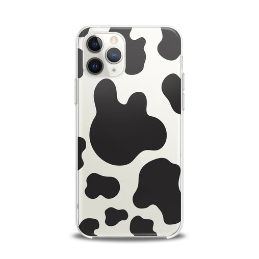 Lex Altern TPU Silicone iPhone Case Black Leopard Pattern