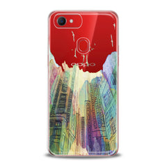 Lex Altern TPU Silicone Oppo Case Watercolor City