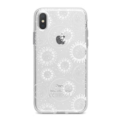 Lex Altern TPU Silicone Phone Case White Celestial Pattern