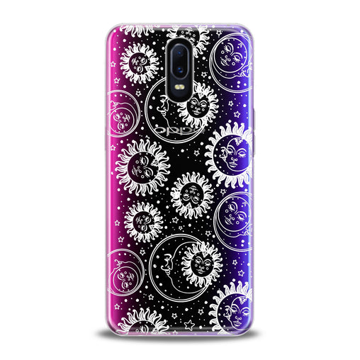 Lex Altern White Celestial Pattern Oppo Case