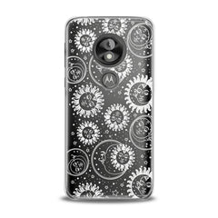 Lex Altern TPU Silicone Phone Case White Celestial Pattern