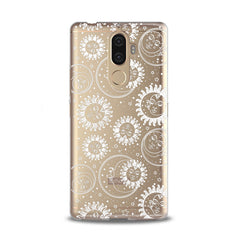 Lex Altern TPU Silicone Lenovo Case White Celestial Pattern