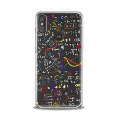 Lex Altern TPU Silicone Motorola Case Cute Math Pattern